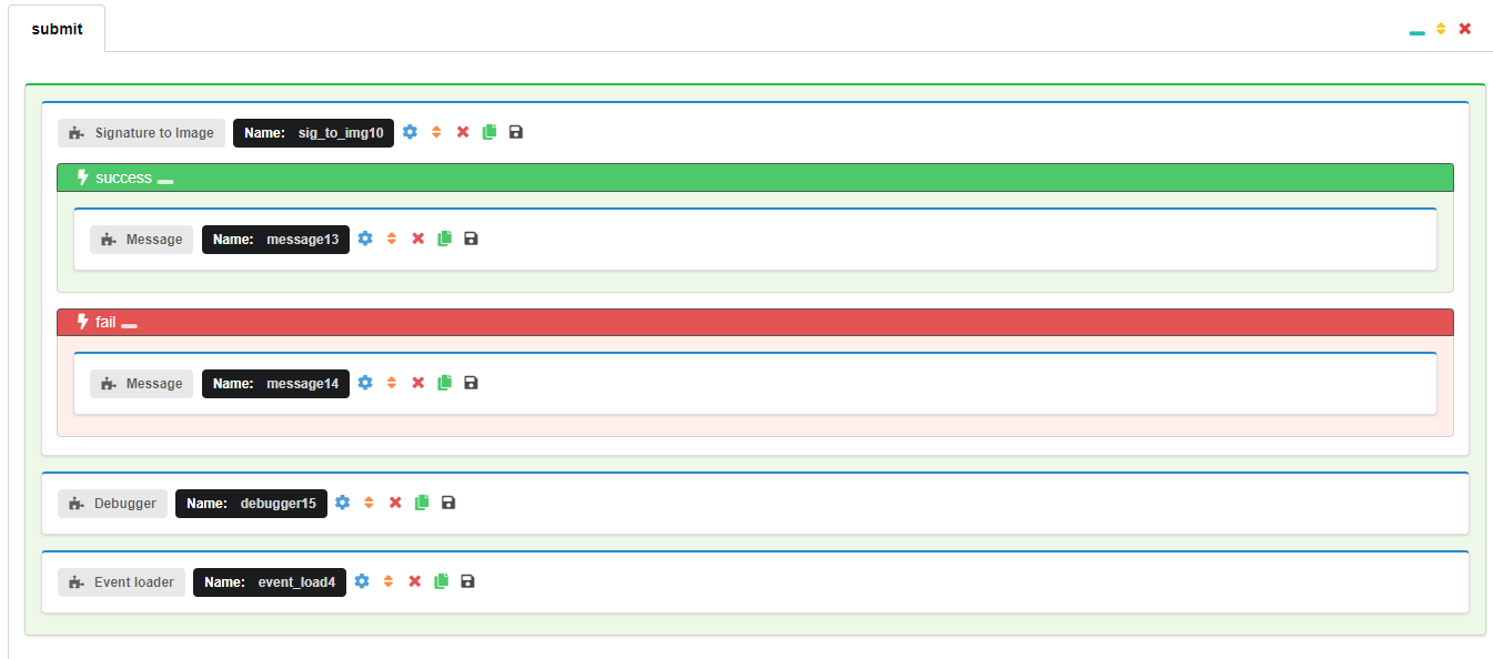 Signature to Image Action