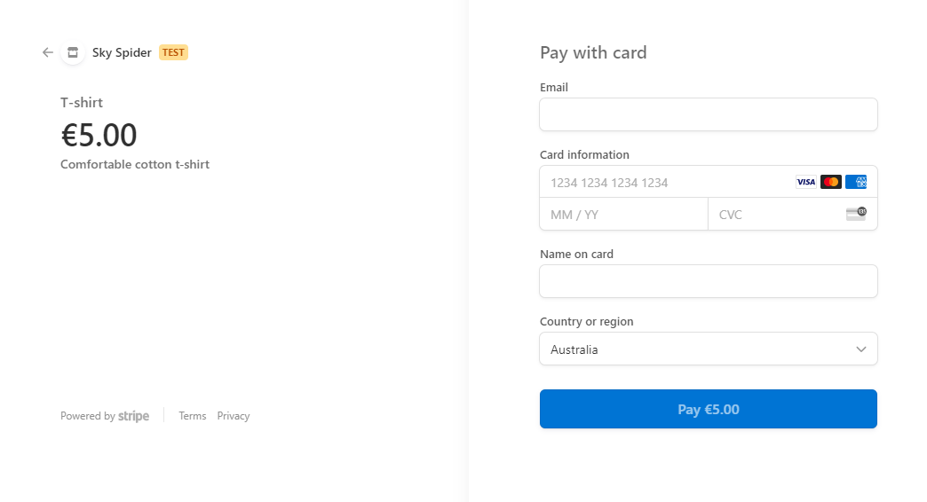 Stripe Payment Action for Chronoforms